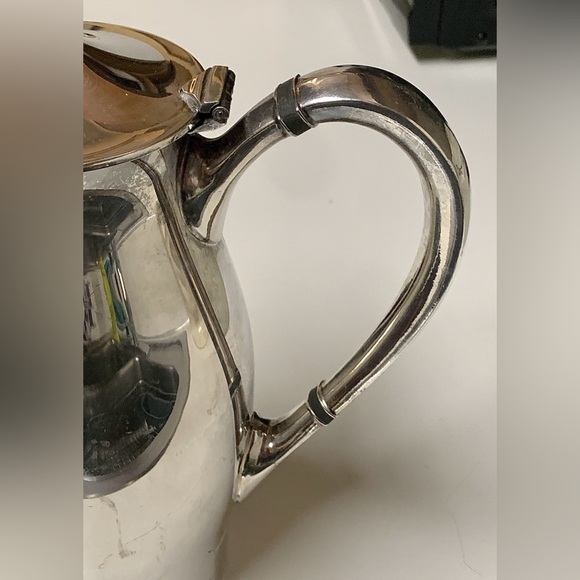 Mid Century Vintage Gorham Silver Paul Revere Pineapple Finial Coffee Pot Carafe - Picture 11 of 16